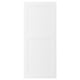AXSTAD, white, square, shaker-style door panel. White, matt, wood fibre, plastic foil.