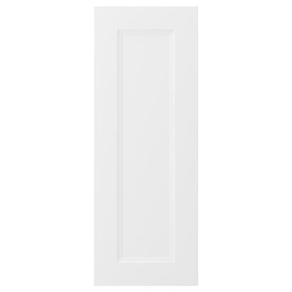 AXSTAD door, white, fiberboard & foil, rectangular, inset panel.