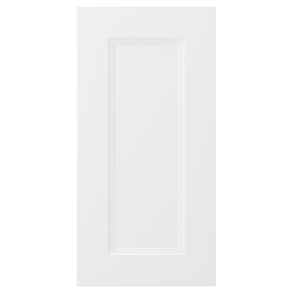 AXSTAD door, white, fibrous, inset panel, modern/traditional design.