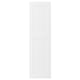 AXSTAD kitchen door, white, square, inset panel, matt finish, smooth white surface.