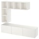 Ikea BESTÅ tv unit - white, shelves, cabinets, modern.
