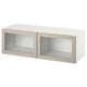 White BESTÅ storage unit with glass doors