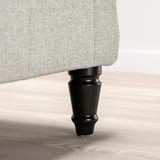BRAÅSEN Leg, black, 12.5 cm