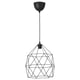 BRUNSTA / HAVSDJUP Pendant lamp, black, 30 cm