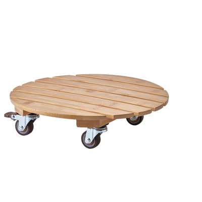 DAKSJUS Plant mover, bamboo, 28 cm