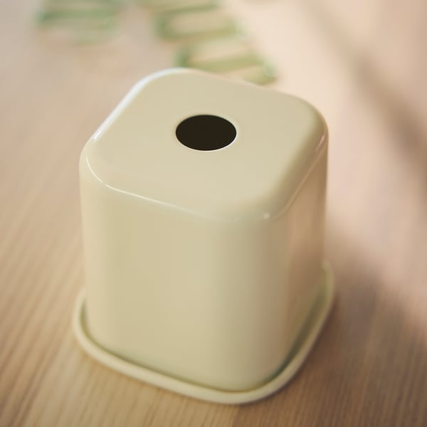 DOFTRIPS Growing set, transparent/off-white, 16x16x14.5 cm