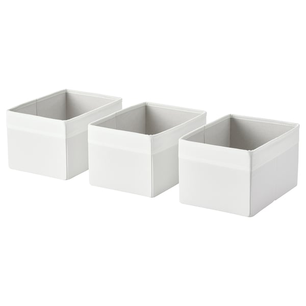 DRÖNA Box, white, 18x25x15 cm