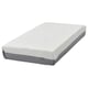 IKEA FJÄLLÅSEN mattress, white and grey, rectangular, pocket springs, medium-firm.