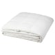 Option: The fjällräven duvet is white, rectangular, with stitched sides. It is soft and fluffy, filled with 90% down and 10% feathers, for a cozy feel.