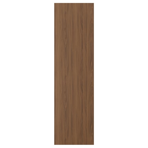 Walnut FÖRBÄTTRA cabinet panel with smooth, stain-resistant surface.