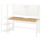 FRÖSKELÅS Gaming desk, with storage/white