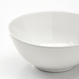 White glossy bowl