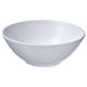 Option: A white, round, and empty GODMIDDAG bowl made of stoneware, designed for versatile use.