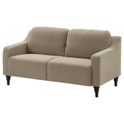 GULLVALLA 2-seat sofa, Silkeryd dark grey-beige