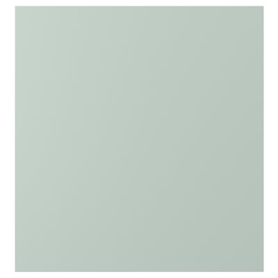 HJORTVIKEN green door, subtle embossed pattern, rectangular.