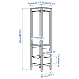 Illustration with measurements for the product: IDANÄS.