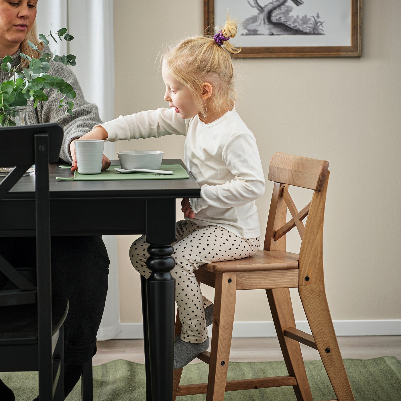 INGOLF junior chair, antique stain - IKEA Finland