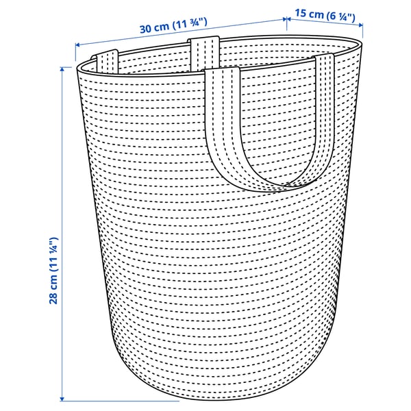 Illustration with measurements for the product: KÄLKEN.