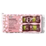 IKEA KAFFEREP pastry pack, featuring almond and cocoa rolls, 180g, six pieces.