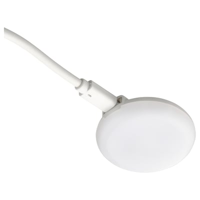 KAPPLAKE white spotlight, round diffuser, attached via gel pad, simple design.