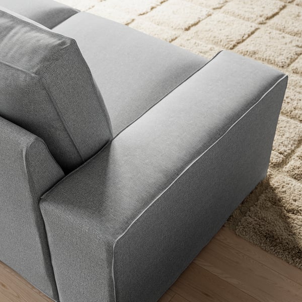KIVIK 3-seat sofa, Tibbleby beige/grey
