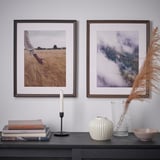 KLOTKÖRSBÄR Frame, oak effect/dark brown, 40x50 cm