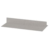 A KOMPLEMENT felt shoe shelf insert in gray. Its rectangular with angled edges, made from polyester.