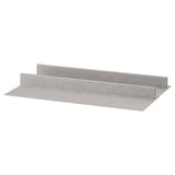 KOMPLEMENT grey shoe shelf, felt, rectangular.