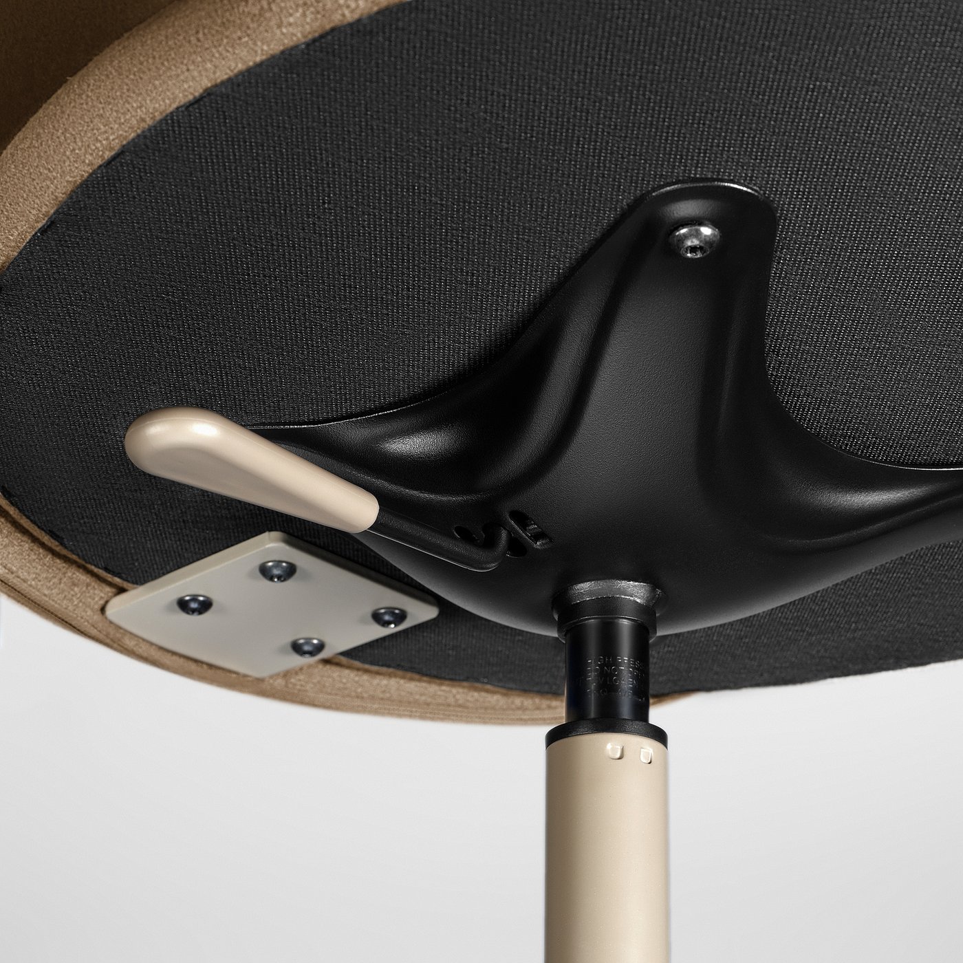 KRYLBO swivel chair, Tonerud dark beige - IKEA Finland