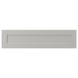 LERHYTTAN light grey drawer front, classic design with solid wood frame and bevelled edges.