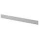 Option: LERHYTTAN light grey kitchen plinth, birch veneer, rectangular, bevelled edges.
