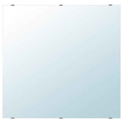 Lettain mirror: square, mirrored glass, 10-year guarantee, adjustable fittings, safety film.