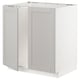The METOD kitchen cabinet frame in light grey, featuring a classic design with a sturdy construction.