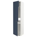 Blue METOD kitchen cabinet open