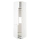 White METOD cabinet with two open doors, px300, modern minimal design, adjustable shelves, clean lines.