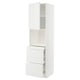 METOD kitchen cabinet, minimalist design with open drawers and door.