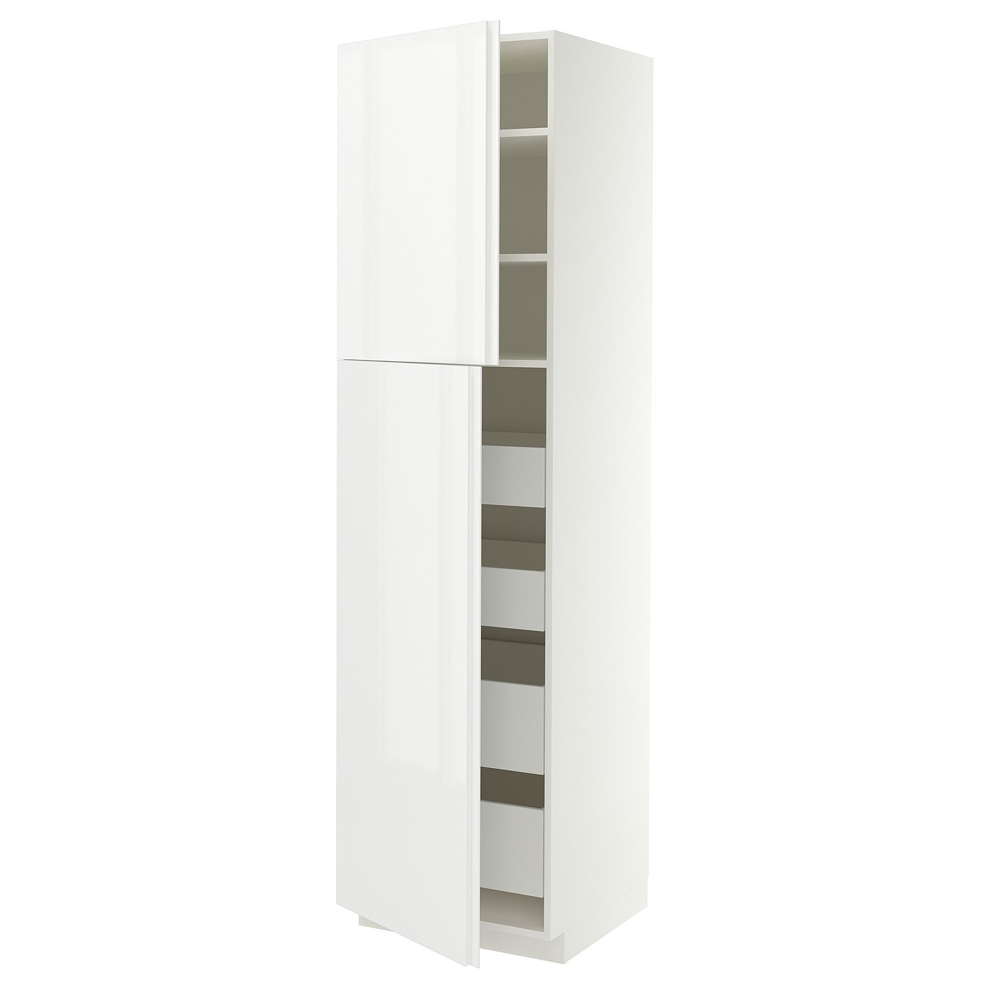 METOD / MAXIMERA hi cab w 2 doors/4 drawers