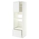 METOD / MAXIMERA High cabinet f built-in appliances, white/Axstad matt white, 60x60x200 cm