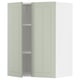 METOD kitchen cabinet in green with adjustable shelf.