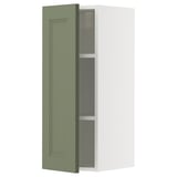 The METOD kitchen cabinet a grey-green axstad door, with a modern, rectangular design and a timeless appeal.