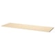 MITTZON desk shelf, light beige, rectangular, sleek design, durable surface.