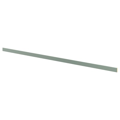 Grey-green NICKEBO cord cover for kitchen, enhances style.