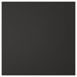 NICKEBO black square drawer front, modern, recycled wood, simple design.