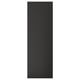 Black rectangular panel, modern design, recycled materials, sleek finish.