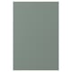 Option: A flat, grey-green NICKEBO panel with a smooth, minimalist design suitable for furniture.