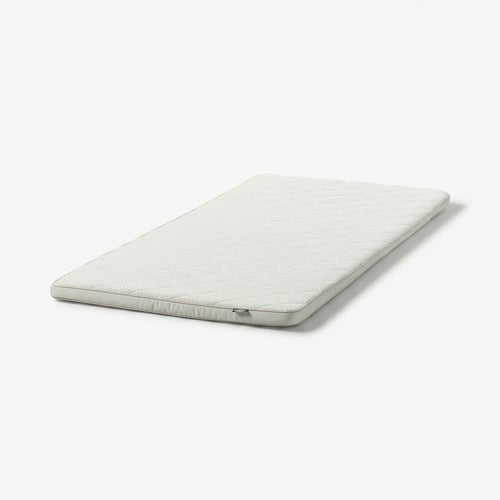 NYLÄGET Mattress pad, white, 80x200 cm