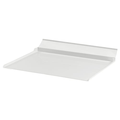 NYTTIG, white plastic tray, square shape, flat, simple design.