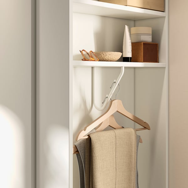 PAX Add-on end-unit, white, 58x20x236 cm