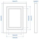 Illustration with measurements for the product: PLOMMONTRÄD.