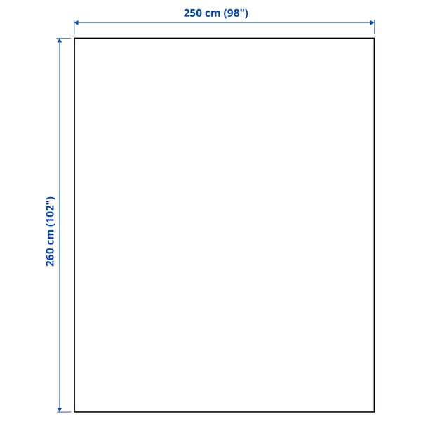 Illustration with measurements for the product: PRAKTVIAL.